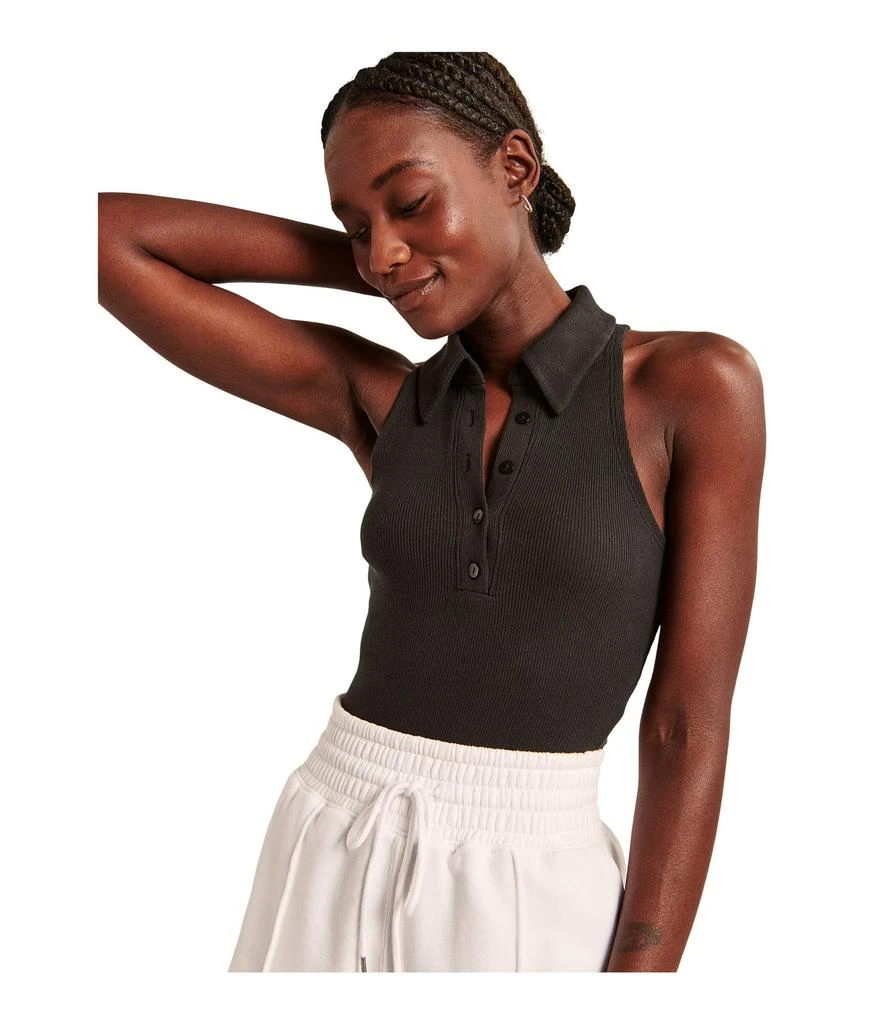 商品Abercrombie & Fitch|Rib Polo Bodysuit,价格¥149,第1张图片