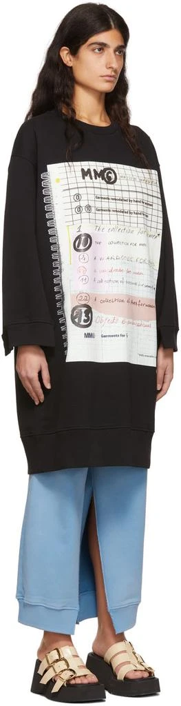 商品MAISON MARGIELA|Black Cotton Dress,价格¥1154,第2张图片详细描述