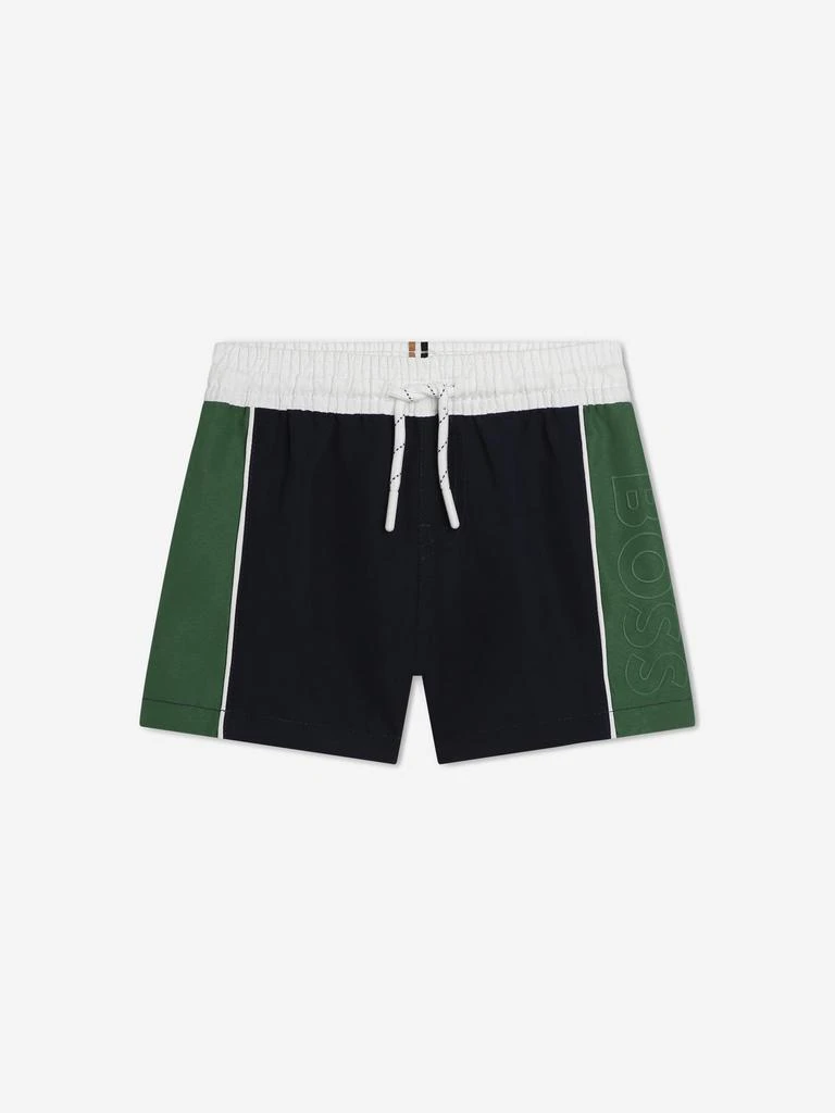 商品Hugo Boss|Baby Boys Logo Swim Shorts in Navy,价格¥230,第1张图片