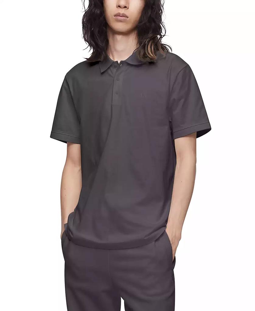 Calvin Klein | Men's Regular-Fit Smooth Cotton Monogram Logo Polo Shirt 222.98元 商品图片