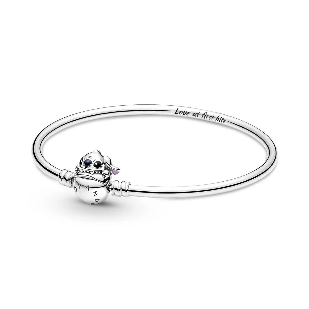 商品PANDORA|Disney Stitch Biting Clasp Bangle,价格¥787,第1张图片