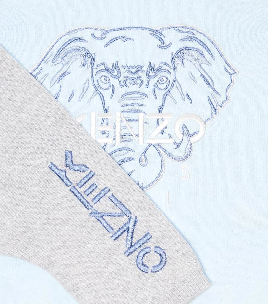 商品Kenzo|Baby embroidered cotton sweater,价格¥656,第3张图片详细描述