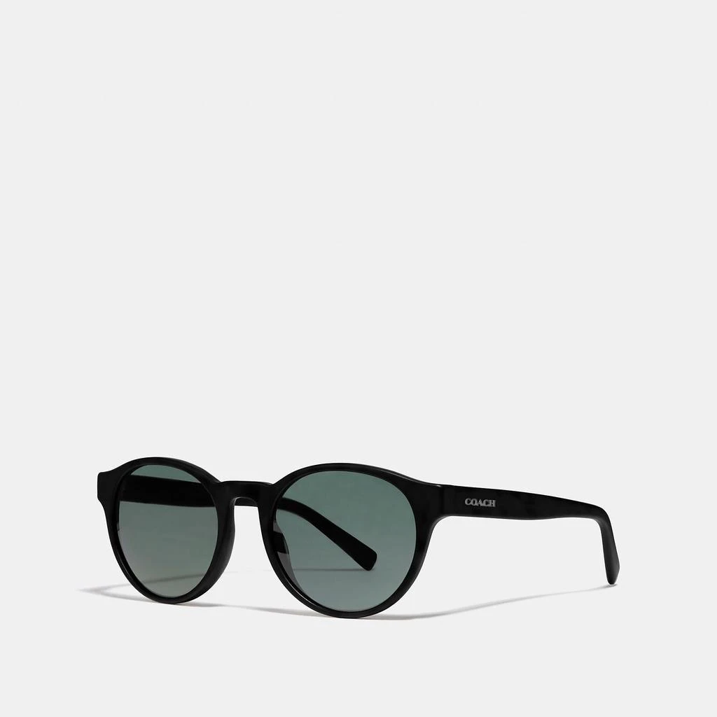 商品Coach|Coach Outlet Wythe Round Sunglasses,价格¥791,第4张图片详细描述
