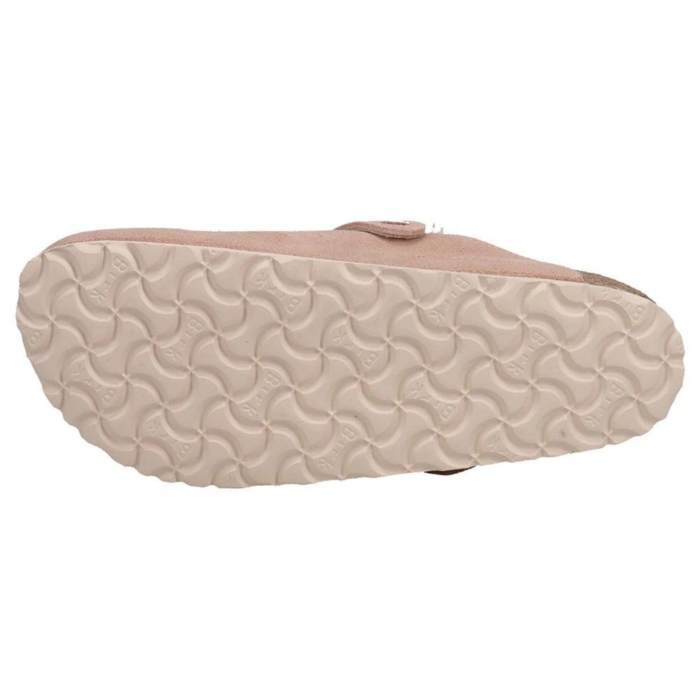 商品Birkenstock|Boston Shearling Suede Leather Clogs Narrow,价格¥1058,第5张图片详细描述