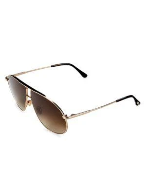商品Tom Ford|62MM Aviator Sunglasses,价格¥1475,第2张图片详细描述