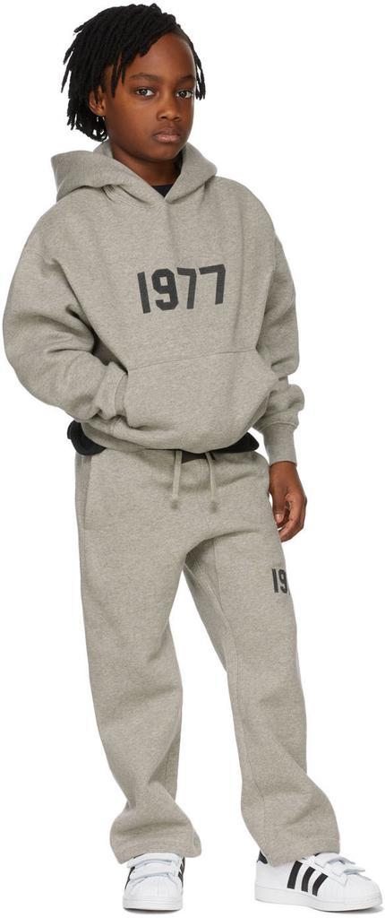 商品Essentials|Kids Grey '1977' Hoodie,价格¥320,第1张图片