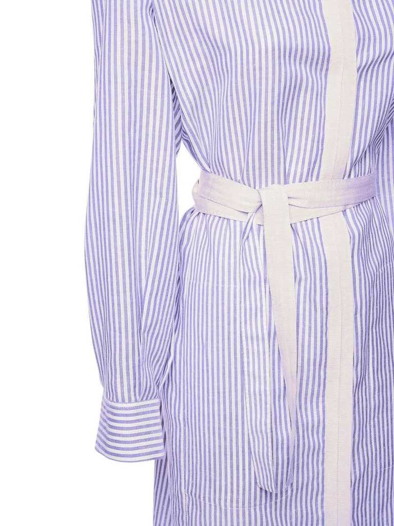 商品AGNONA|Cotton Blend Shirt Dress W/ Belt,价格¥5060,第5张图片详细描述