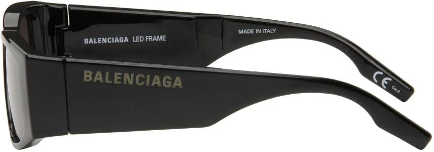 商品Balenciaga|Black LED Frame Sunglasses,价格¥4884,第3张图片详细描述