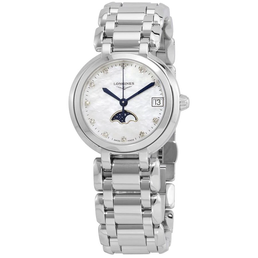 商品Longines|心月系列贝母钻石女士腕表 L8.115.4.87.6,价格¥8436,第1张图片