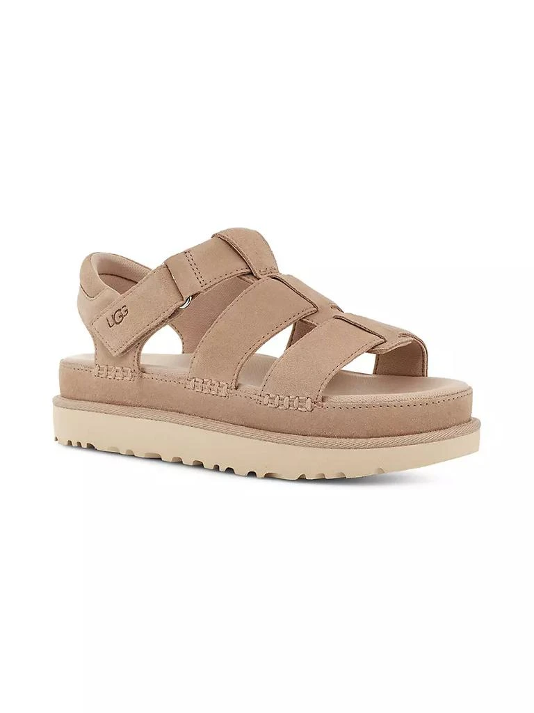 商品UGG|Goldenstar Suede Strappy Sandals,价格¥984,第2张图片详细描述