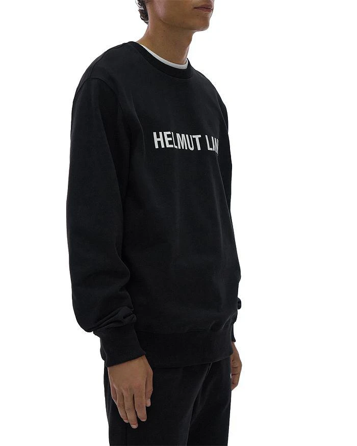 商品Helmut Lang|Cotton Logo Print Crewneck Sweatshirt ,价格¥1094,第3张图片详细描述
