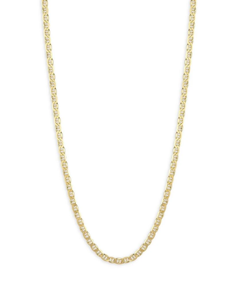 商品Milanesi And Co|18K Yellow Gold on Sterling Silver 6mm Mariner Link Chain Necklace,价格¥2421,第1张图片详细描述