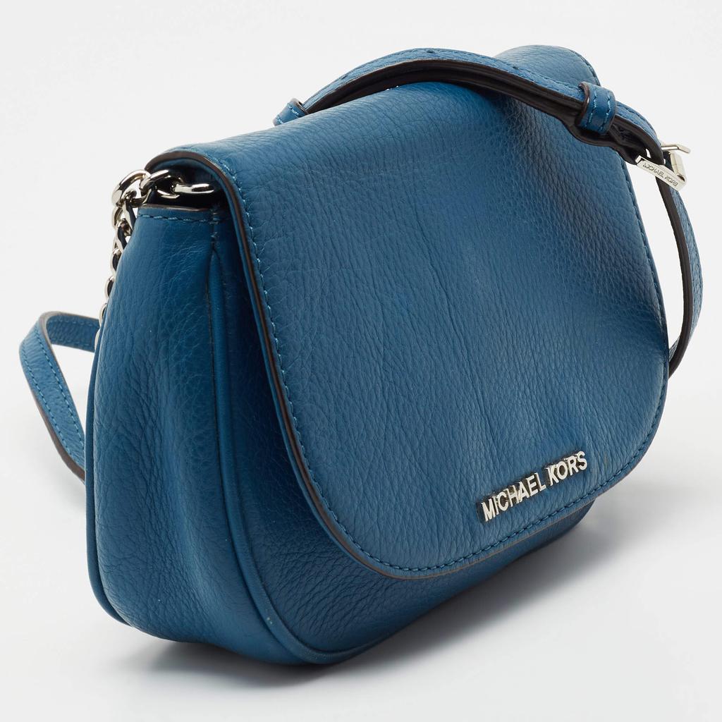 商品[二手商品] Michael Kors|MICHAEL Michael Kors Blue Leather Bedford Crossbody Bag,价格¥1598,第5张图片详细描述