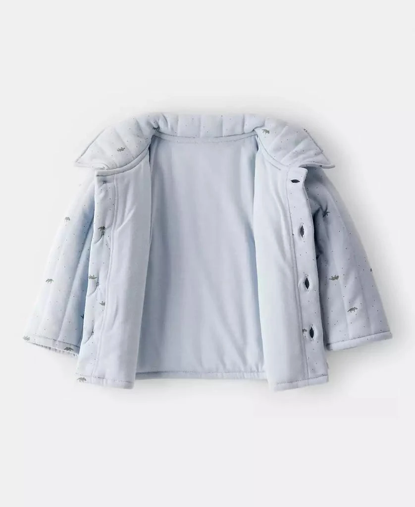 商品Carter's|Baby Boys Dinosaur Quilted Cardigan,价格¥140,第2张图片详细描述