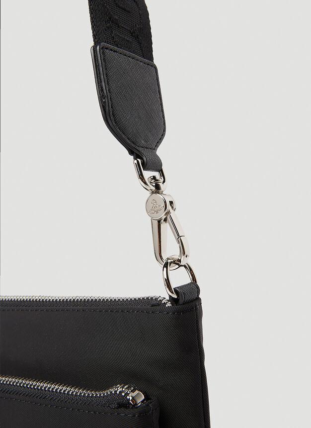 Penny Double Pouch Crossbody Bag in Black商品第5张图片规格展示