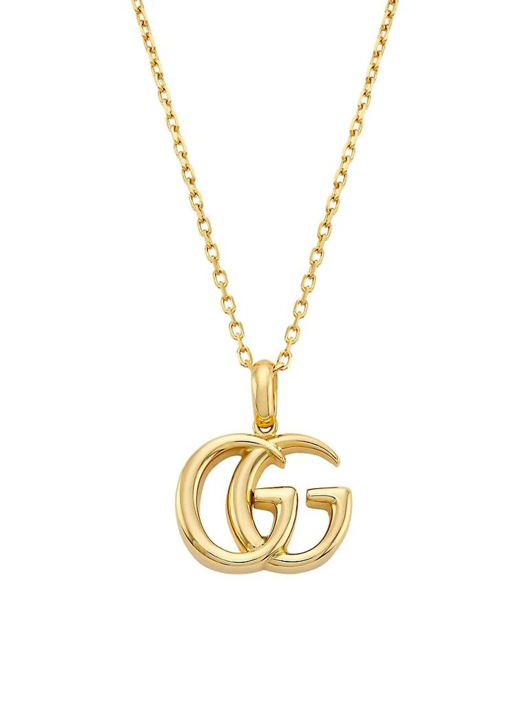 商品Gucci|Running G Logo 18K Yellow Gold Necklace,价格¥19294,第1张图片