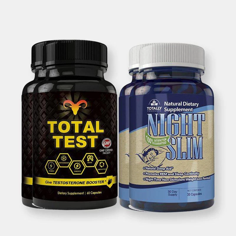 商品Totally Products|Total Test Testosterone Booster and Night Slim Combo Pack,价格¥287,第1张图片