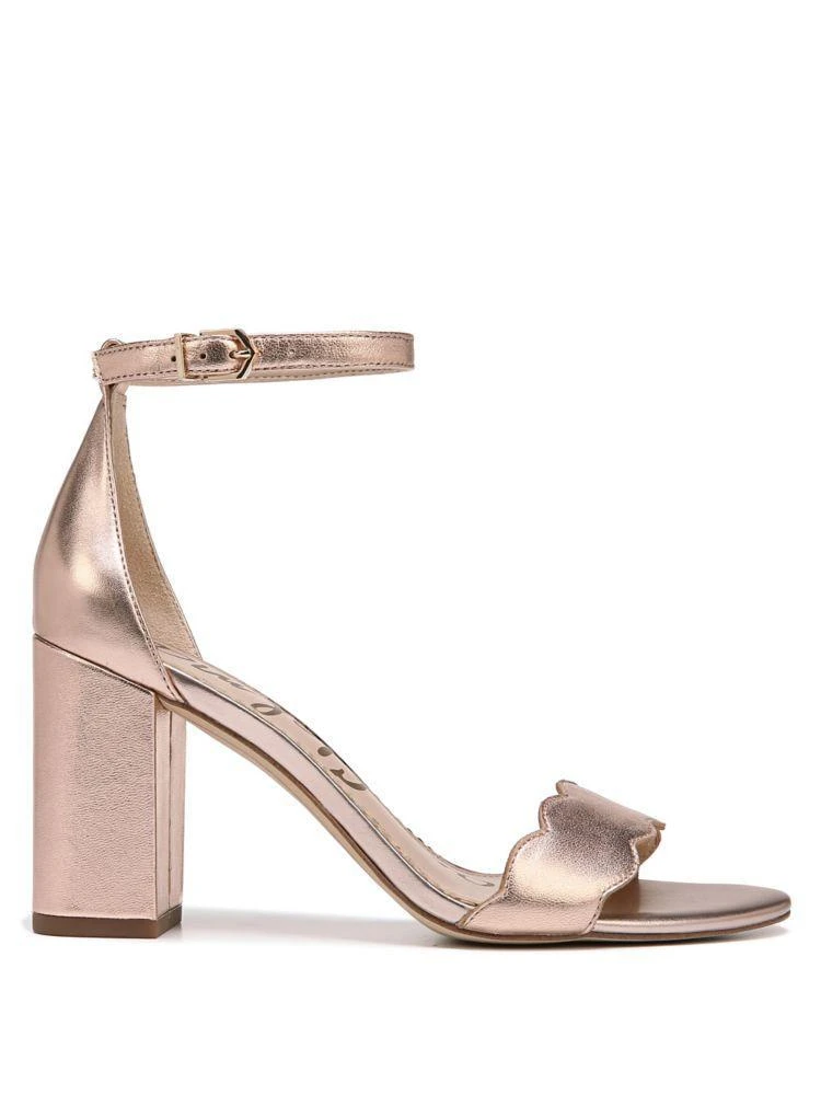 商品Sam Edelman|Odila Metallic Leather Ankle Strap Sandals,价格¥408,第5张图片详细描述