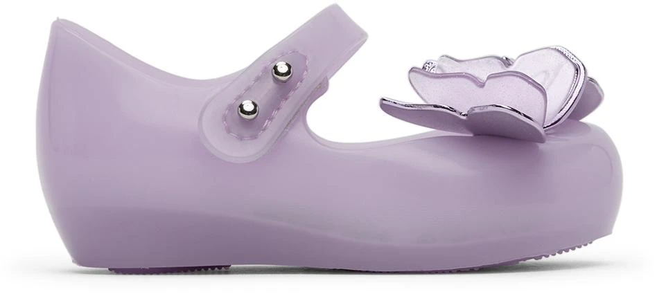 商品Mini Melissa|Baby Purple Ultragirl Fly III Flats,价格¥258,第1张图片