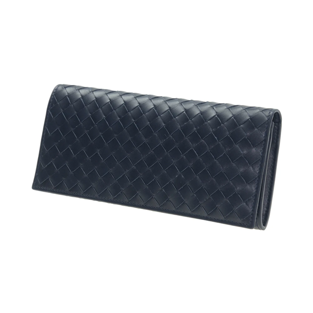Bottega Veneta 葆蝶家 中性藏蓝色牛皮简约休闲长款钱包 120697-V4651-4013 商品