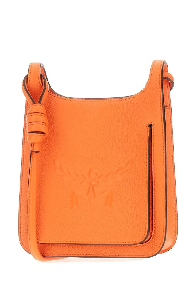 商品MCM|Orange Leather Mini Hummel Crossbody Bag,价格¥5482,第2张图片详细描述