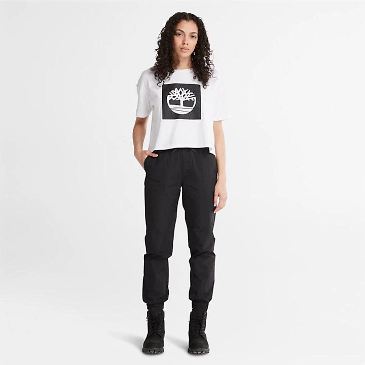 商品Timberland|Cropped Logo T-Shirt for Women in White,价格¥274,第3张图片详细描述