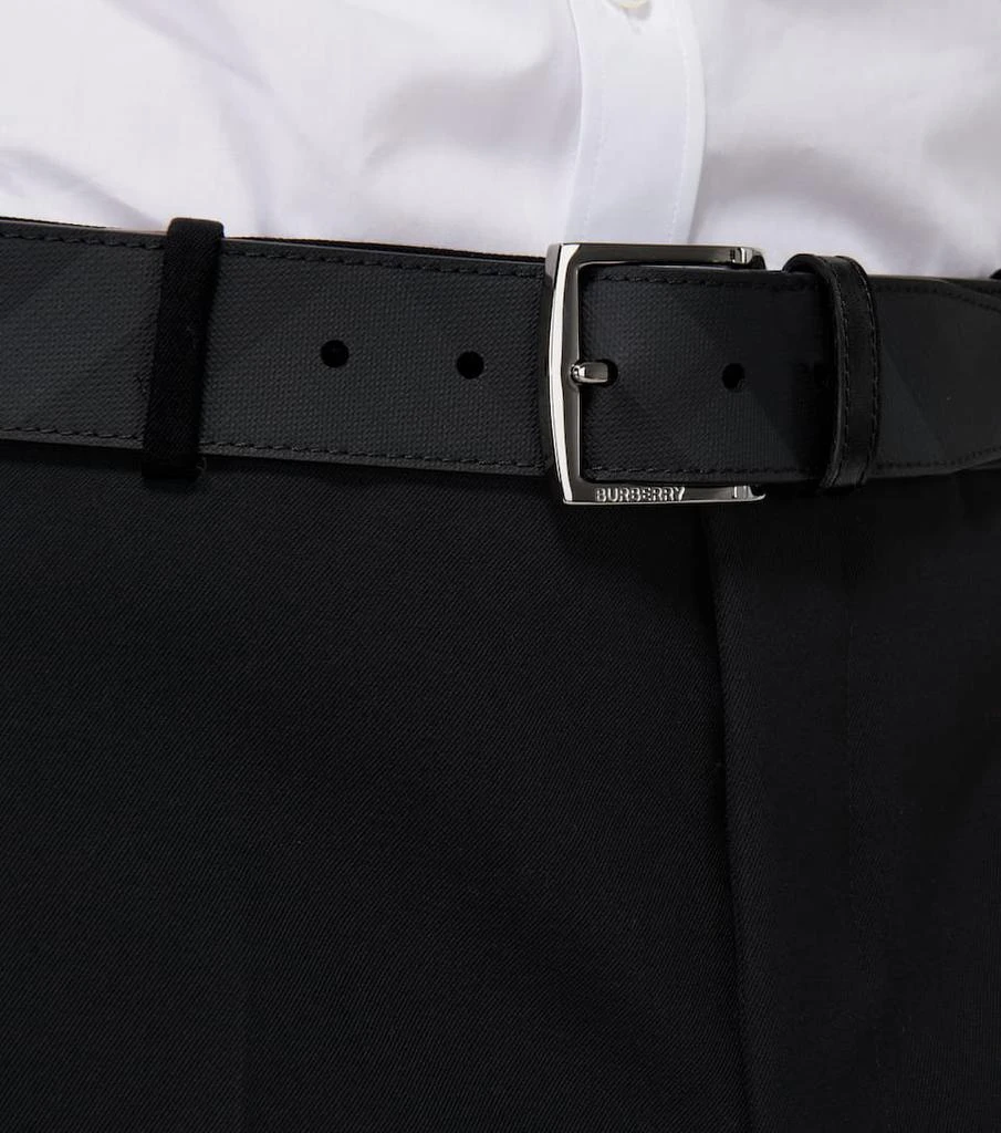 商品Burberry|London check leather belt,价格¥2536,第3张图片详细描述