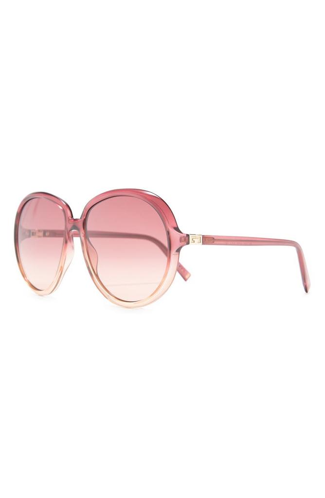 61mm Gradient Round Sunglasses商品第2张图片规格展示