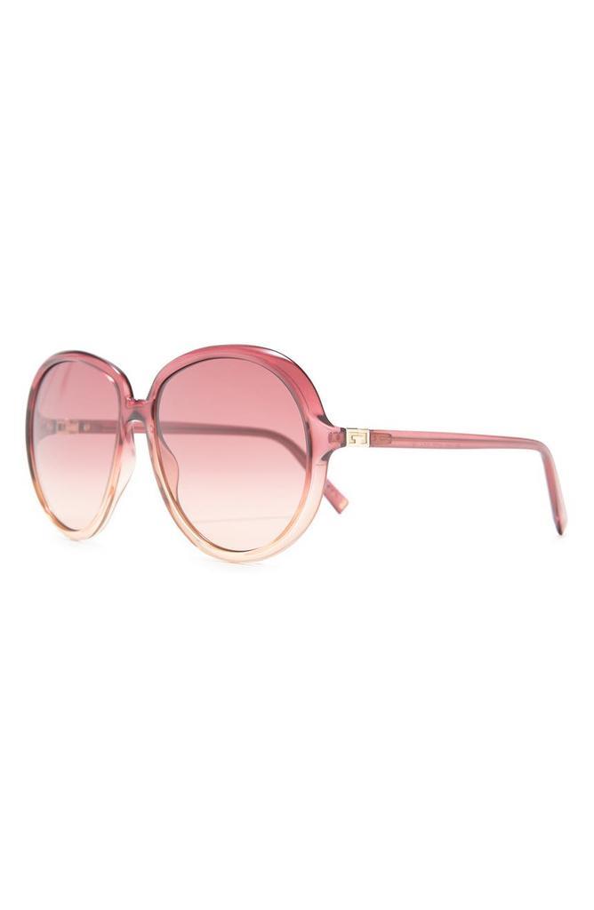 商品Givenchy|61mm Gradient Round Sunglasses,价格¥901,第4张图片详细描述