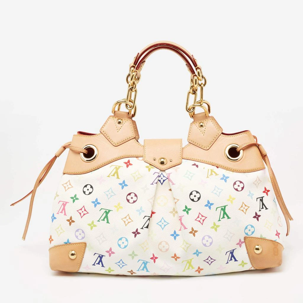 商品[二手商品] Louis Vuitton|Louis Vuitton White Multicolor Monogram Canvas Ursula Bag,价格¥6097,第4张图片详细描述