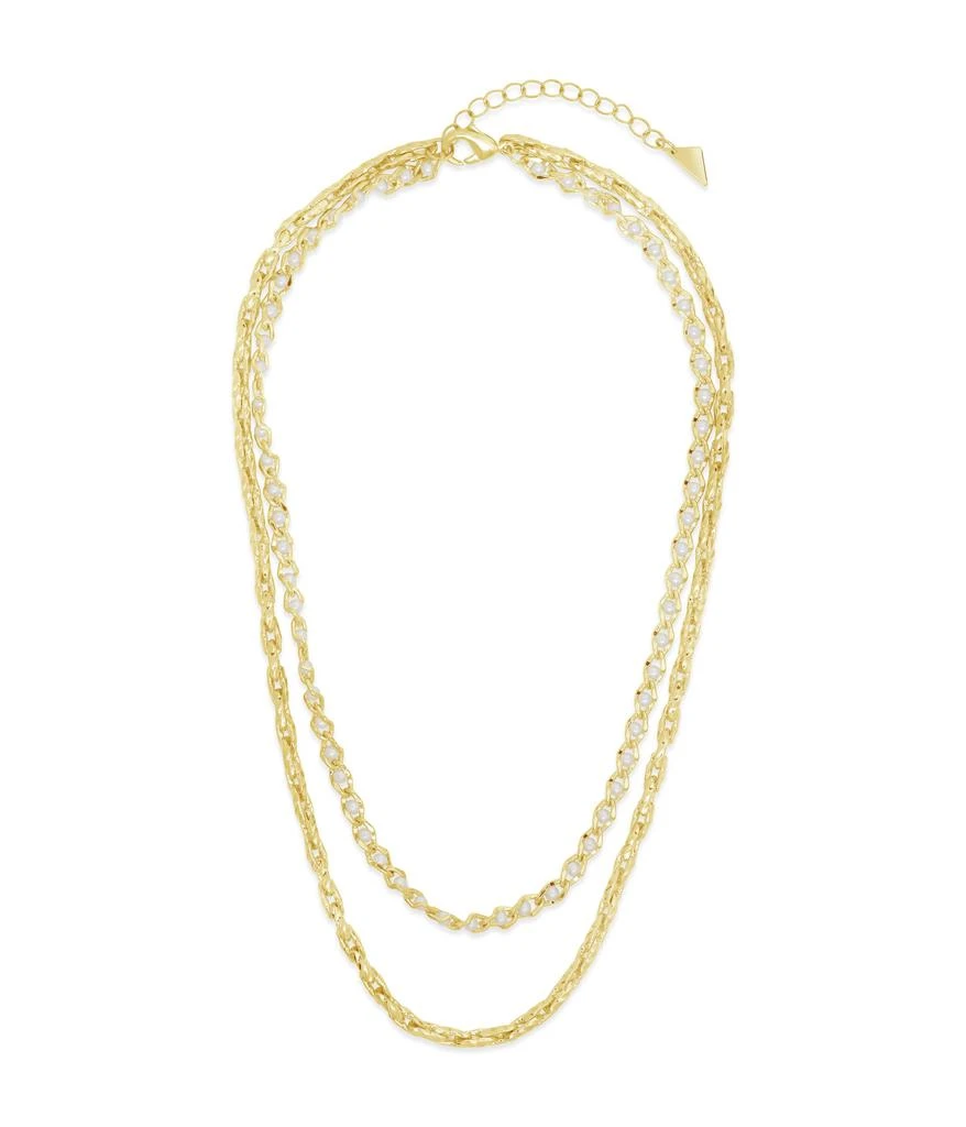 商品Sterling Forever|Amedea Layered Necklace,价格¥746,第1张图片