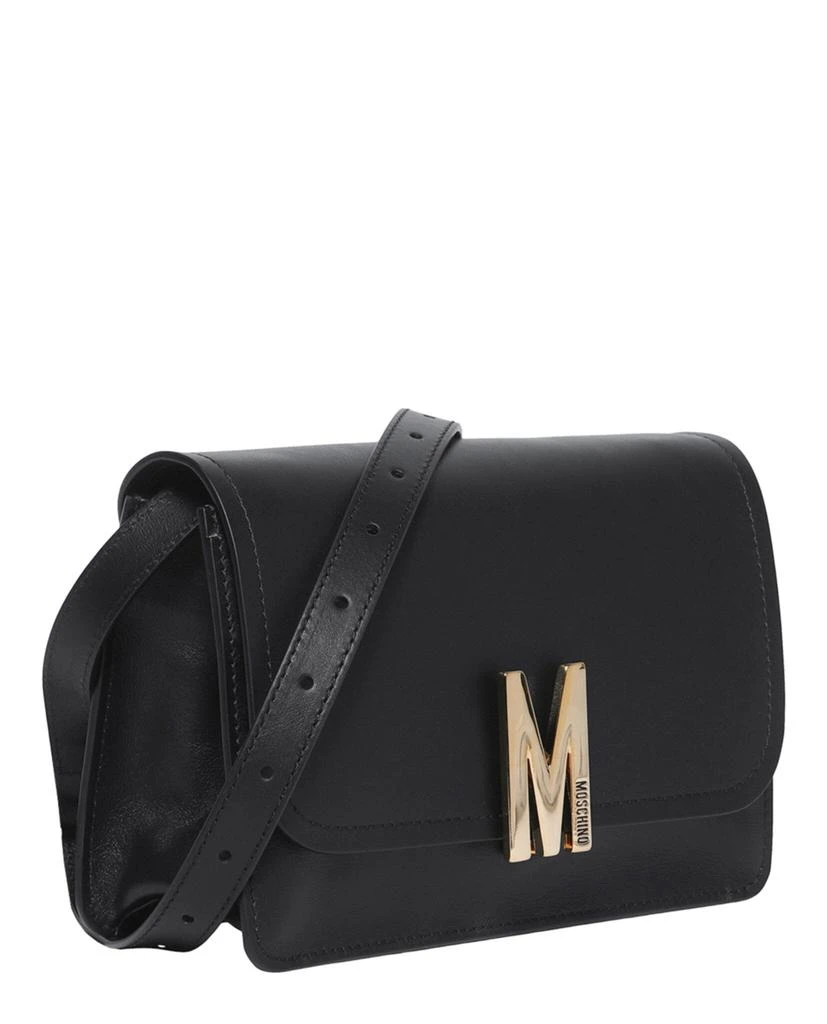 商品Moschino|M Plaque Leather Crossbody,价格¥4022,第2张图片详细描述