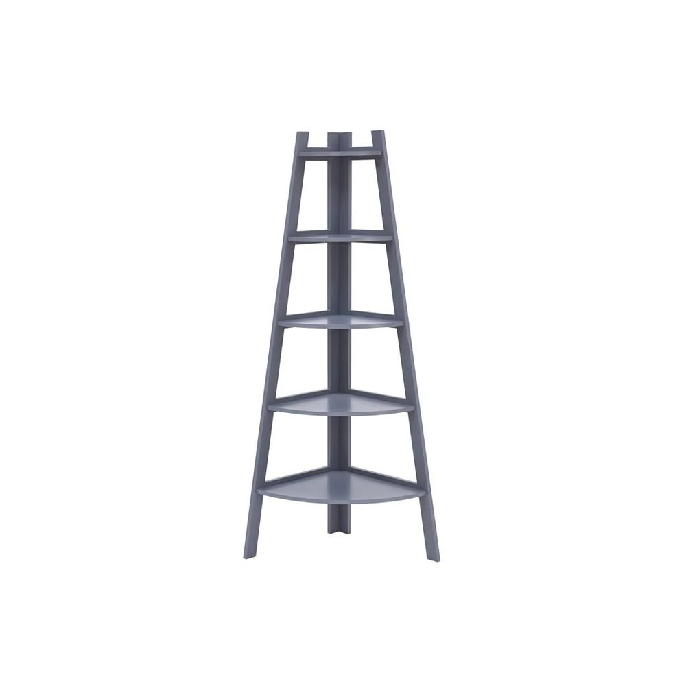 商品Danya B|Decorative 5-Tier A-Frame Corner Ladder Display Bookcase,价格¥2374,第1张图片