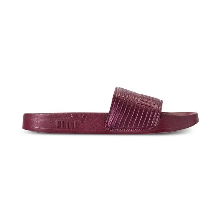 商品Puma|Women's Leadcat Leather Slide Sandals from Finish Line,价格¥185,第2张图片详细描述
