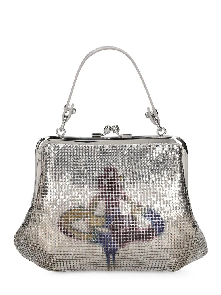 商品Vivienne Westwood|Granny Frame Metallic Top Handle Bag,价格¥2189,第1张图片