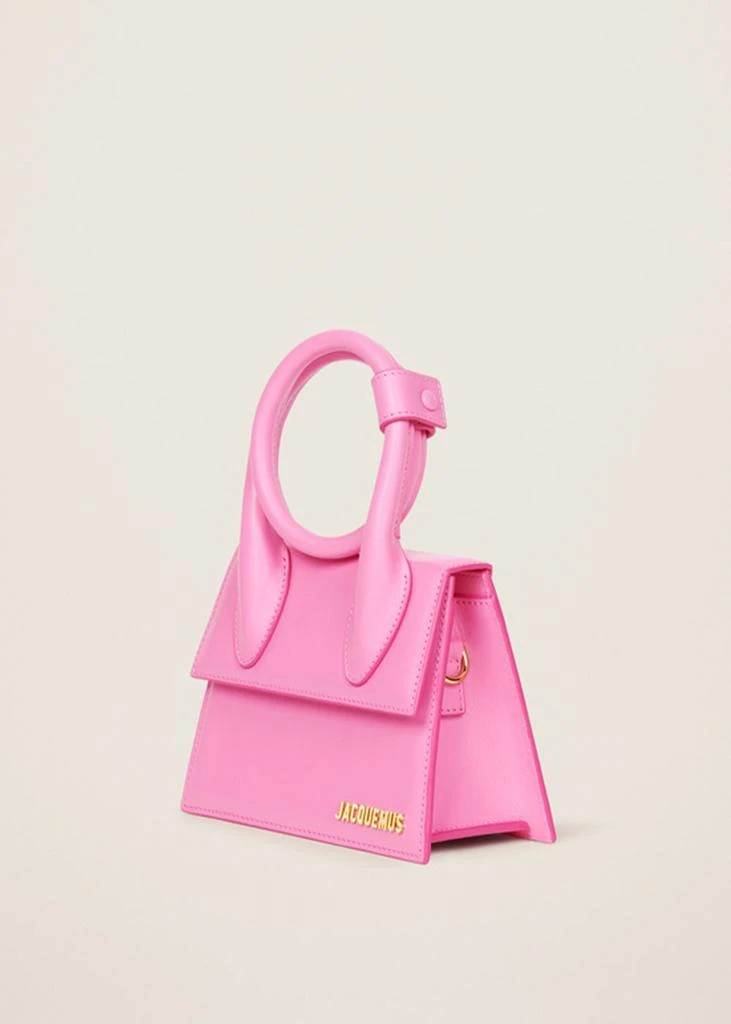 商品Jacquemus|Jacquemus Pink 'Le Chiquito Noeud' Coiled Bag,价格¥4946,第5张图片详细描述