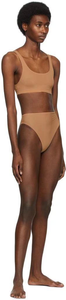 商品SKIMS|Tan Jelly Sheer Scoop Neck Bralette,价格¥248,第4张图片详细描述