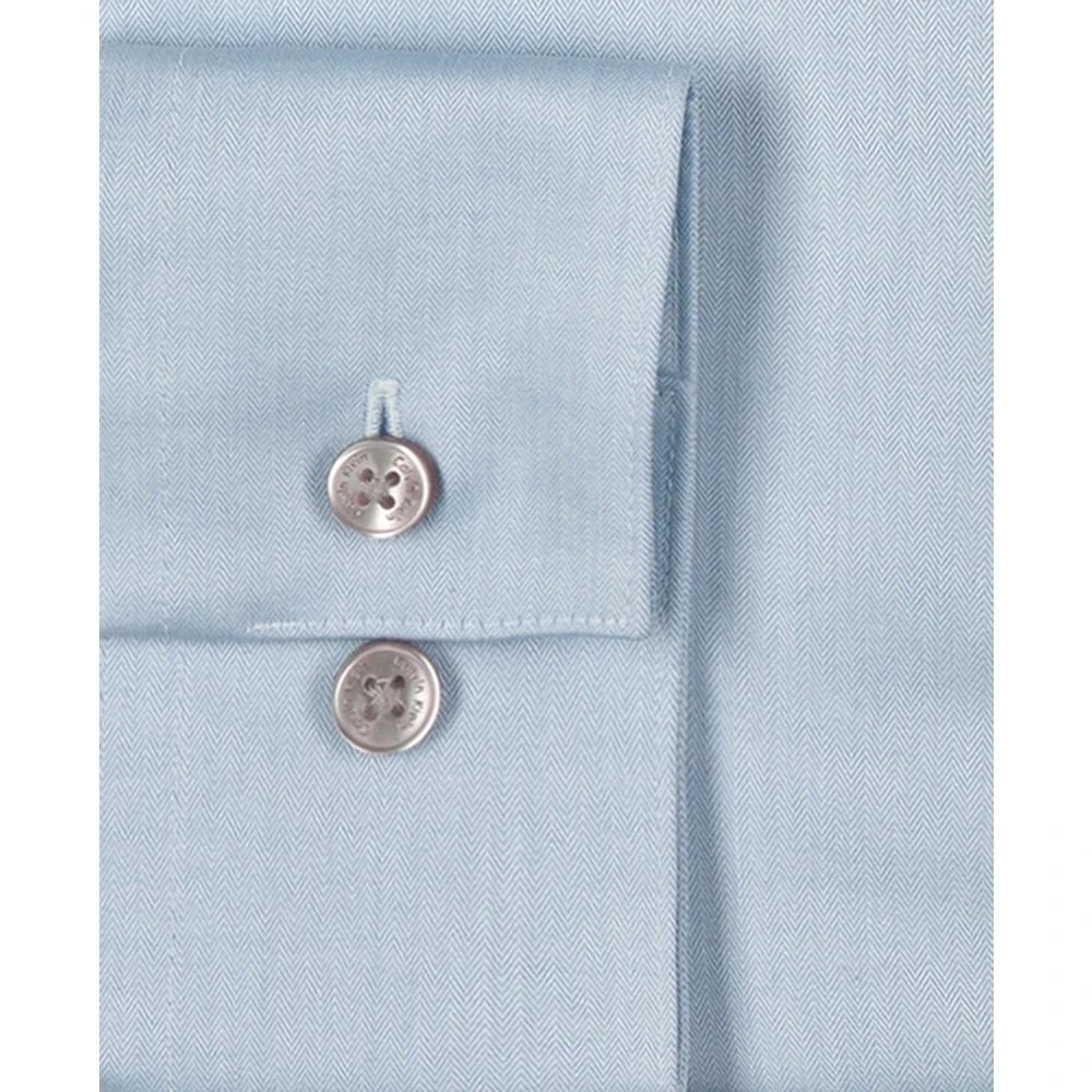 商品Calvin Klein|男士修身免烫人字纹衬衫,价格¥428,第4张图片详细描述