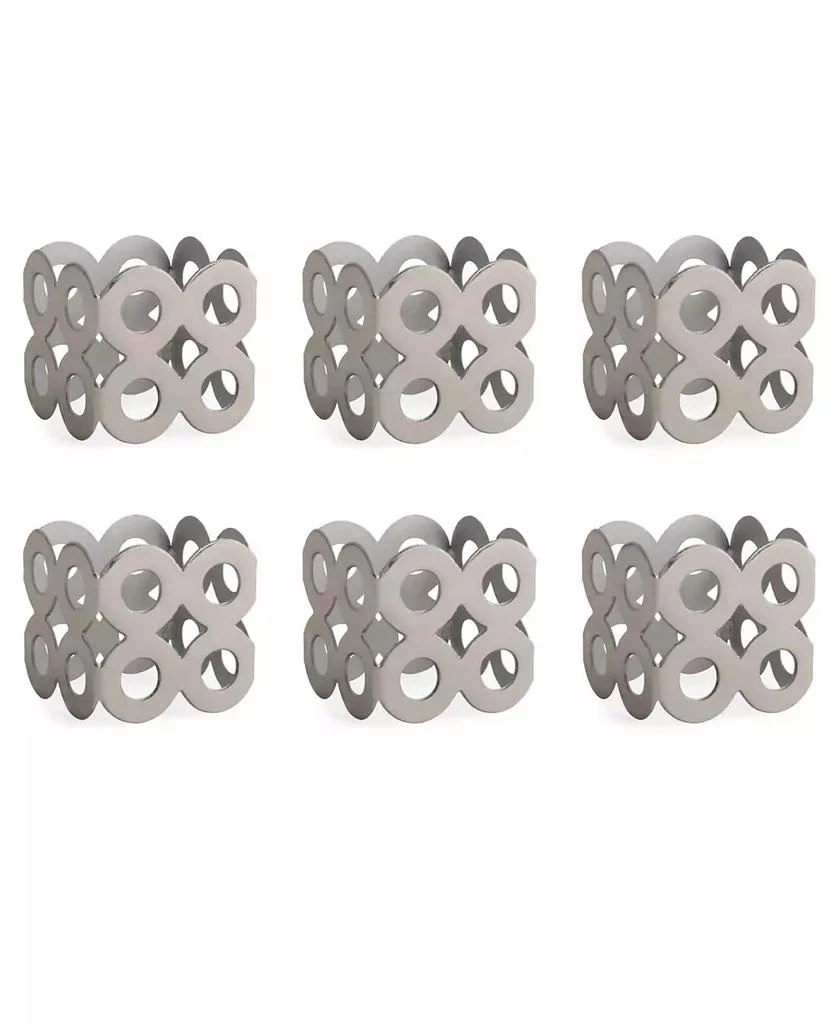 商品Design Imports|Square Die Cut Napkin Ring Set of 6,价格¥252,第1张图片