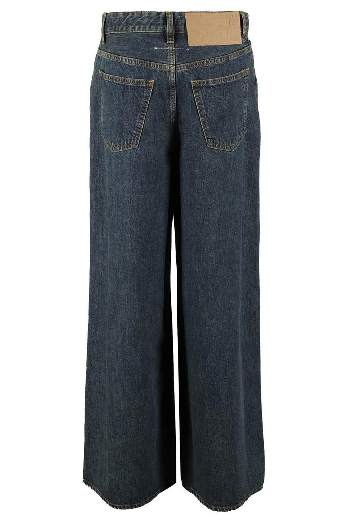 商品MM6|MM6 Maison Margiela Drawstring Wide-Leg Jeans,价格¥1898,第2张图片详细描述