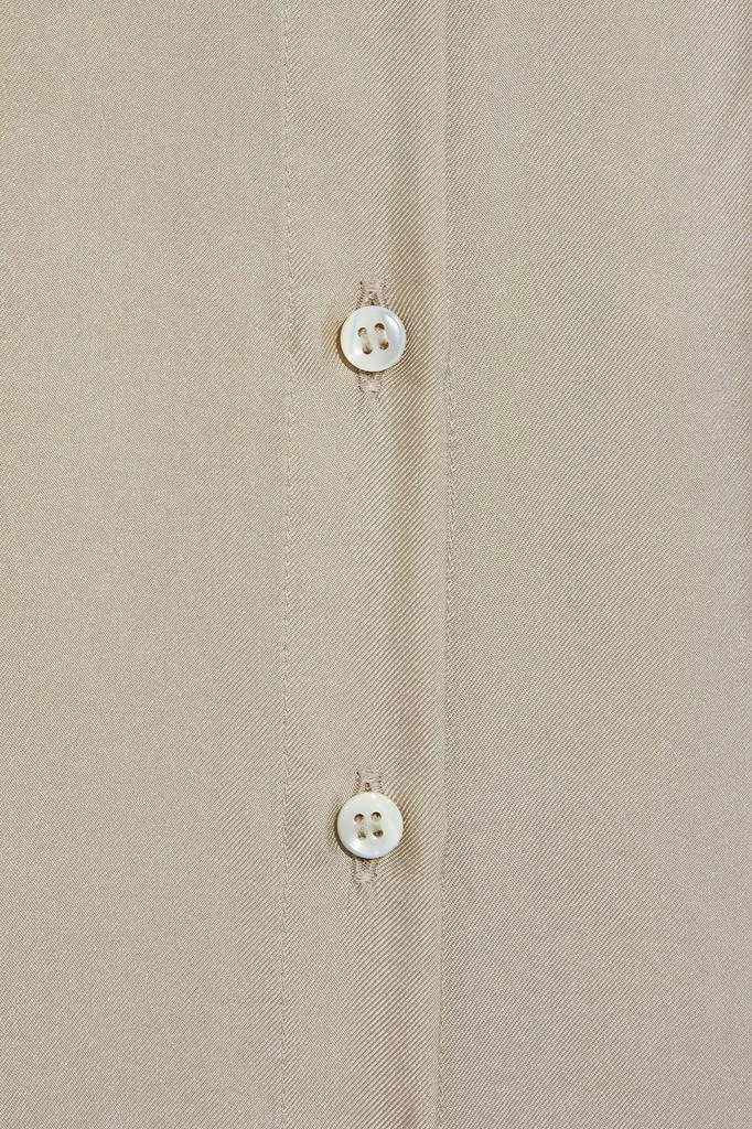 商品Brunello Cucinelli|Bead-embellished silk-twill shirt,价格¥4891,第2张图片详细描述