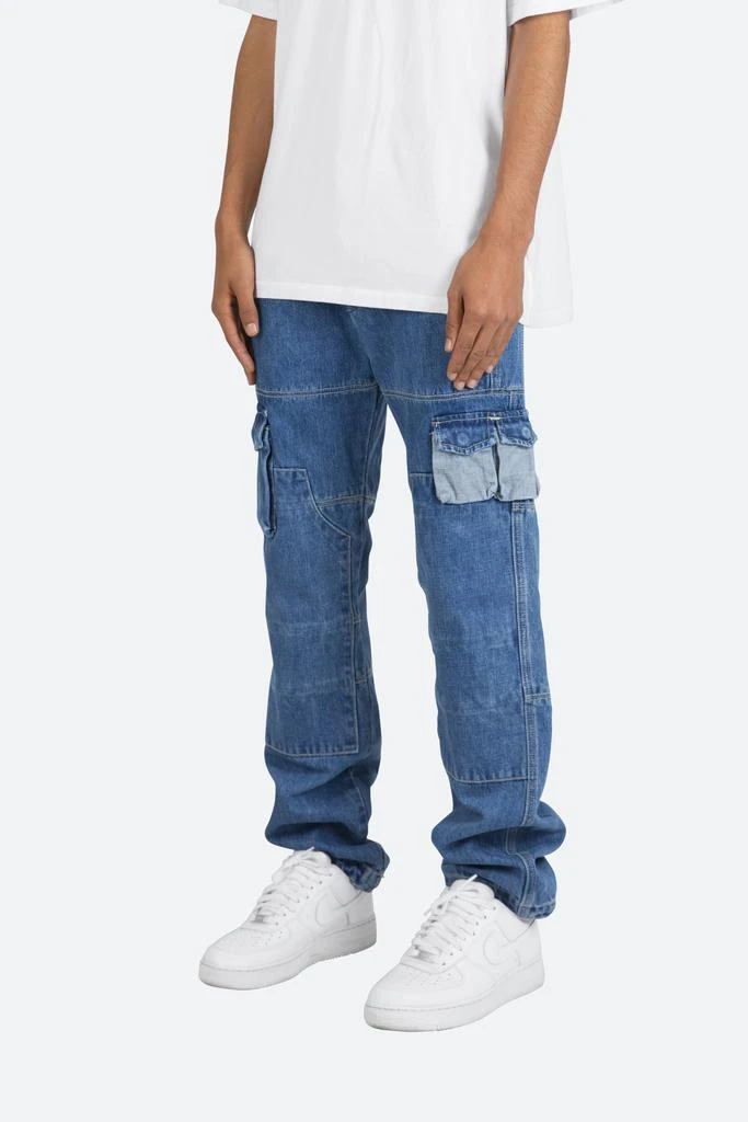 商品MNML|V244 Cargo Baggy Denim - Blue,价格¥365,第2张图片详细描述