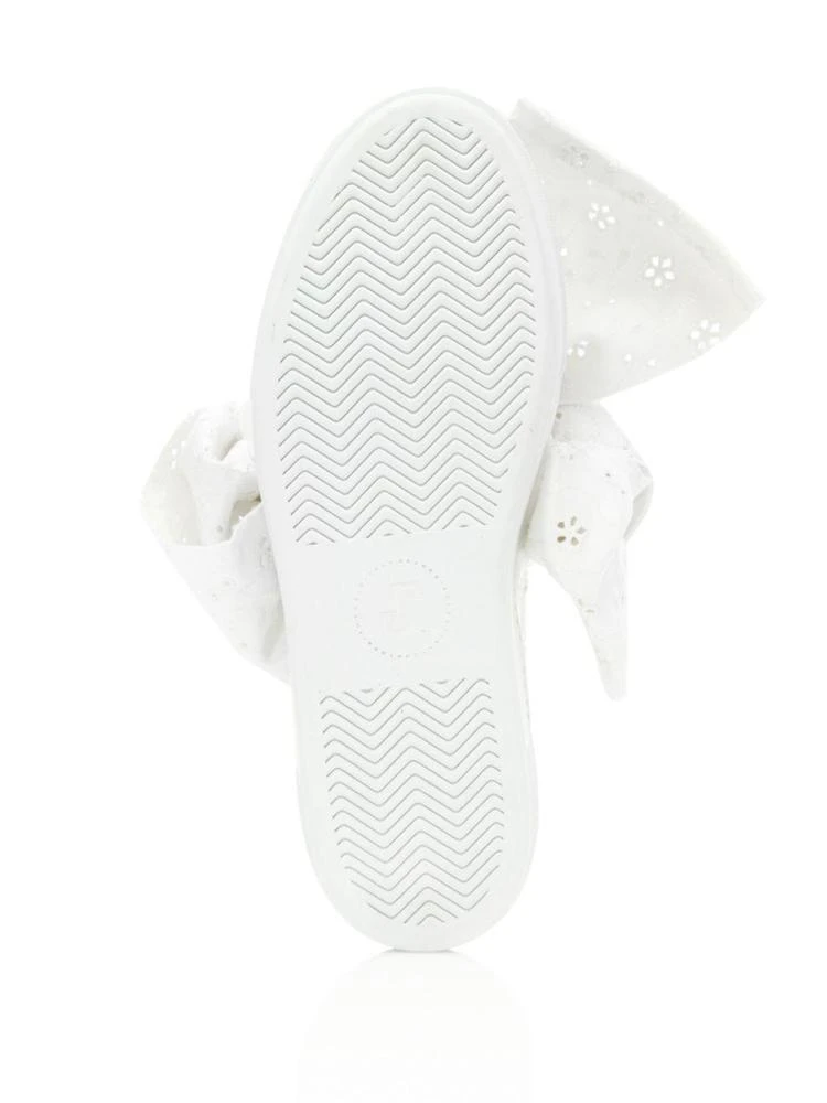 商品Joshua Sanders|Macrame Eyelet Bow Slip-On Sneakers,价格¥2136,第5张图片详细描述