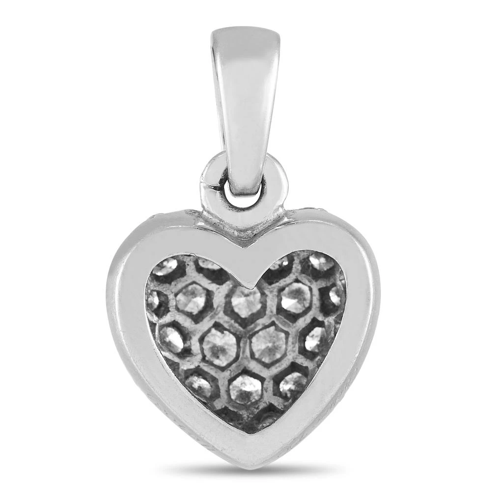 商品[二手商品] Cartier|Cartier 18K White Gold 0.65ct Diamond Heart Pendant,价格¥16749,第2张图片详细描述