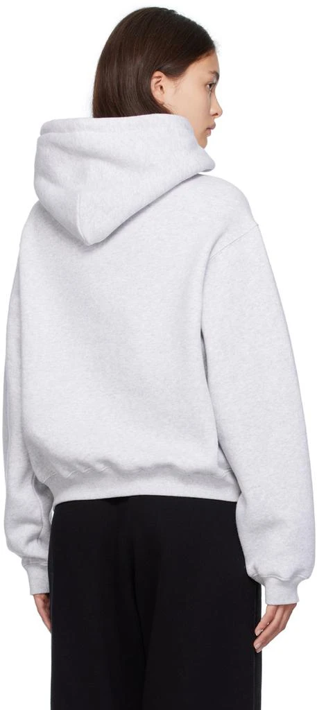 商品Alexander Wang|Gray Bonded Hoodie,价格¥2558,第3张图片详细描述