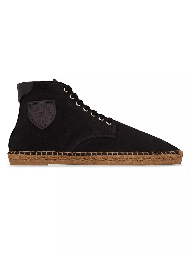 商品Yves Saint Laurent|Nettuno High-Top Espadrilles in Canvas,价格¥5948,第1张图片