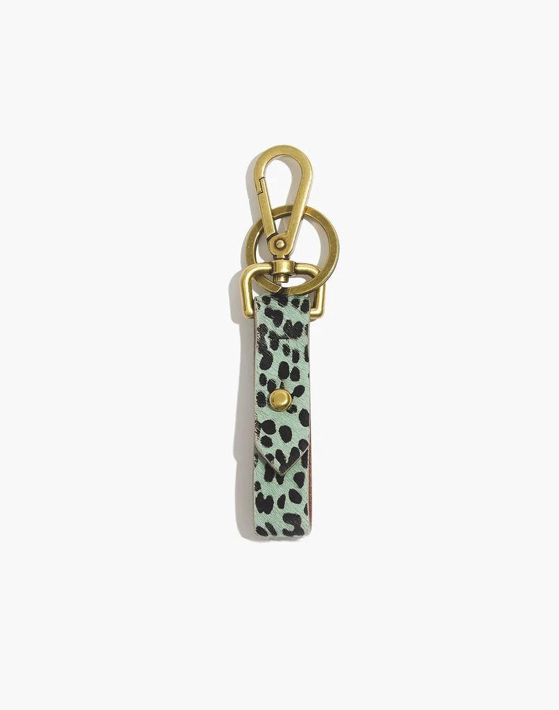 商品Madewell|Front Door Key Fob in Printed Calf Hair,价格¥103,第1张图片
