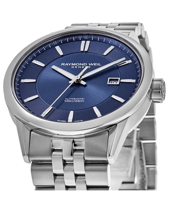 商品Raymond Weil|Raymond Weil Freelancer Automatic Blue Dial Stainless Steel Men's Watch 2731-ST-50001,价格¥12272,第2张图片详细描述