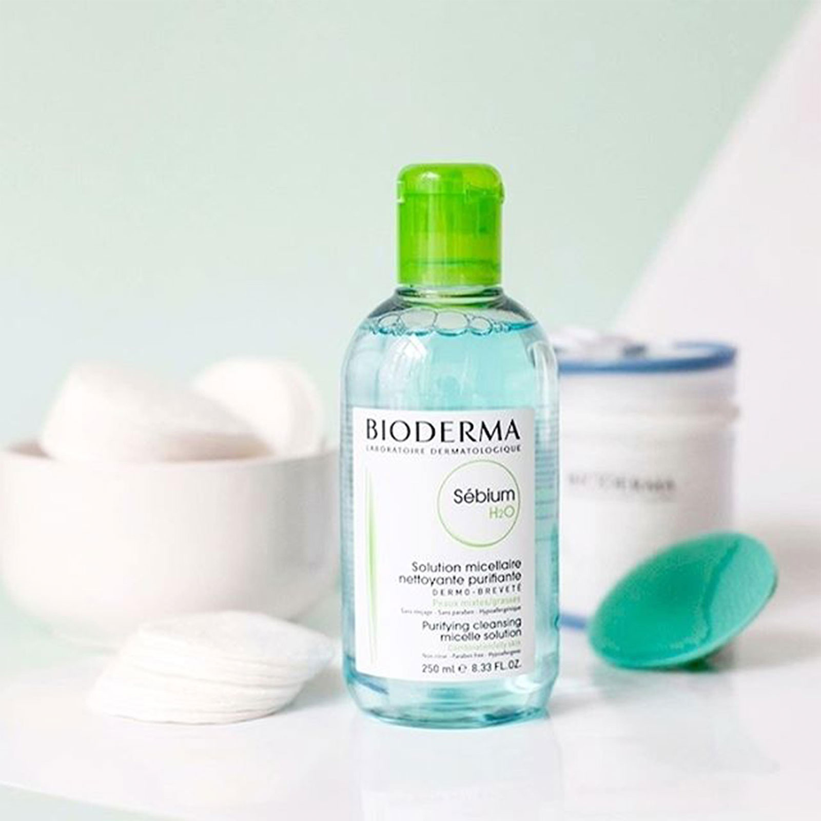 BIODERMA 贝德玛 净妍控油洁肤液/卸妆水 蓝水 250ml商品第3张图片规格展示