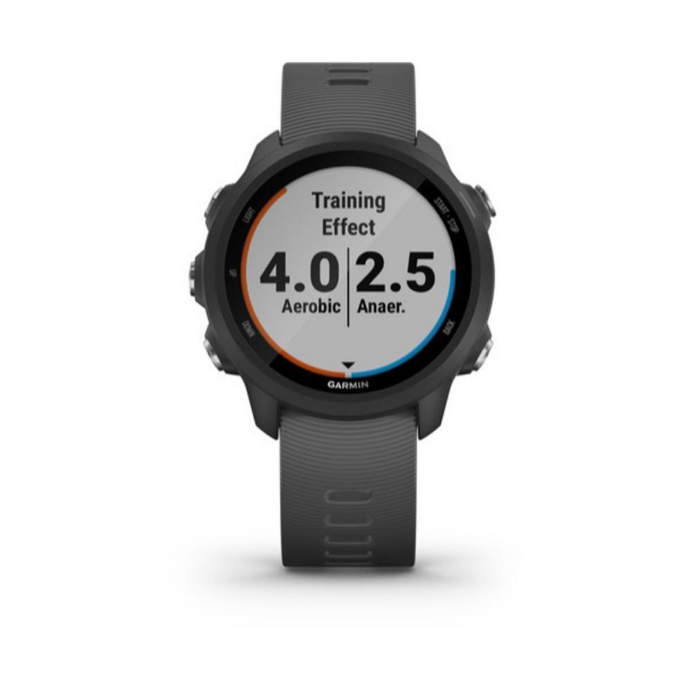 商品Garmin|Unisex Forerunner 245 Black Silicone Strap Smart Watch 30.4mm,价格¥2256,第1张图片